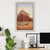  bruin hotel (Louisville, Kentucky) Poster (Thuiskantoor)