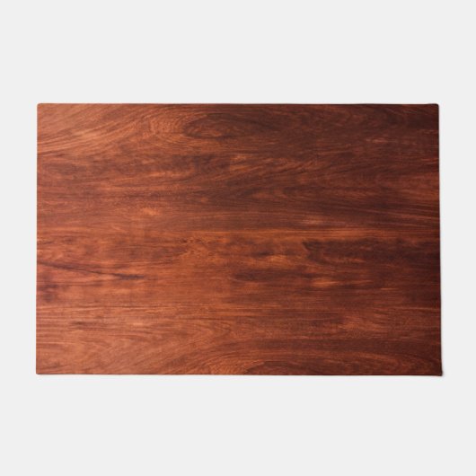 bruin hout abstract deurmat (Voorkant)