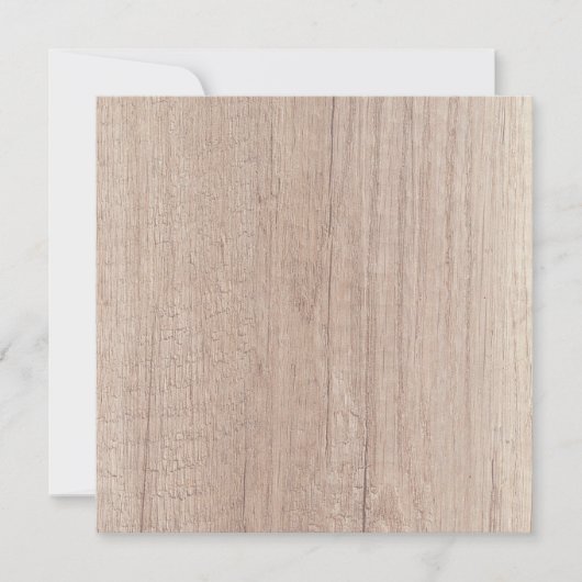 Bruin hout, blikbord Elegant blanco Sjabloon (Voorkant)