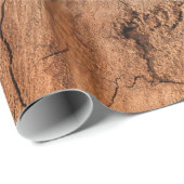 Bruin hout cadeaupapier (Rol Hoek)