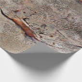 Bruin hout cadeaupapier (Hoek)
