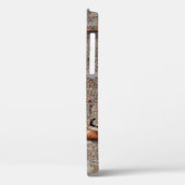 Bruin hout Case-Mate iPhone case (Achterkant / Links)