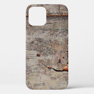 Bruin hout Case-Mate iPhone case