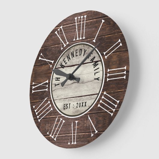 Bruin Hout Familienaam Boerderij Romeins cijfer Grote Klok (Hoek)