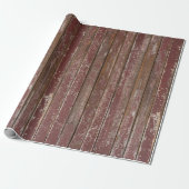 Bruin Hout Inpakpapier (Uitgerold)