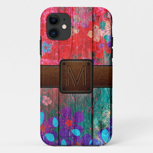 bruin hout Kijk uit #2 Case-Mate iPhone Case (Achterkant)