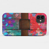 bruin hout Kijk uit #2 Case-Mate iPhone Case (Achterkant (horizontaal))