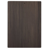 Bruin hout klembord (Achterkant)