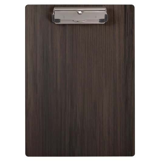 Bruin hout klembord (Voorkant)