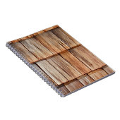 Bruin hout notitieboek (Rechterzijde)