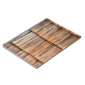 Bruin hout notitieboek (Linkerzijde)