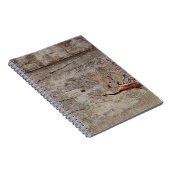 Bruin hout notitieboek (Rechterzijde)