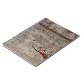 Bruin hout notitieboek (Linkerzijde)