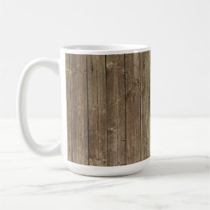 Bruin hout Patroon Handsome Rustic Koffiemok