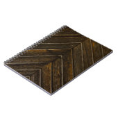 Bruin houten lijst notitieboek (Linkerzijde)