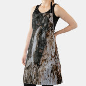 Bruin houten log schort (Insitu)