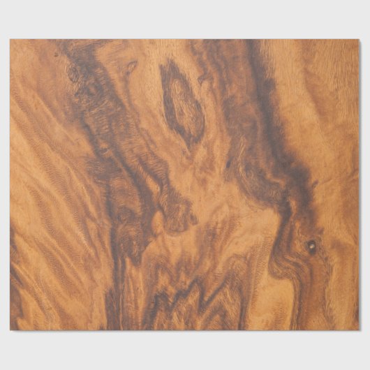 Bruin Houten Ontwerp Cadeaupapier (Vlak)