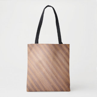 Bruin houten oppervlak tote bag