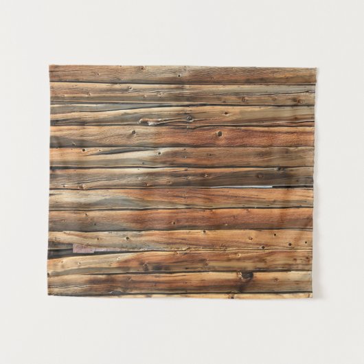 Bruin houten oppervlak wandkleed (Voorkant (horizontaal))