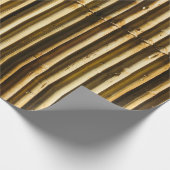 Bruin houten paneel cadeaupapier (Hoek)