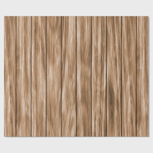 Bruin houten paneel cadeaupapier (Vlak)