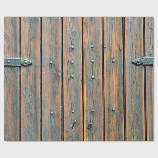 Bruin houten paneel cadeaupapier (Vlak)