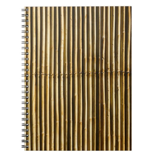 Bruin houten paneel notitieboek (Voorkant)