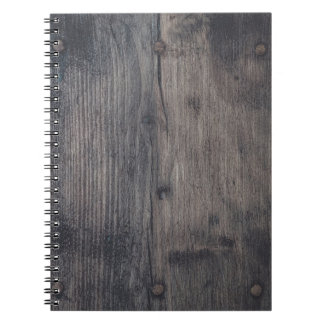 Bruin houten plaat notitieboek