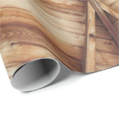 Bruin houten plafond cadeaupapier (Rol Hoek)