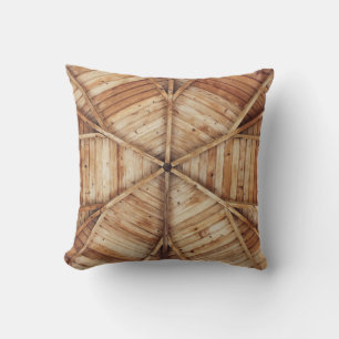 Bruin houten plafond kussen