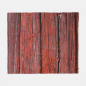 Bruin houten plank fleece deken (Voorkant (Horizontaal))