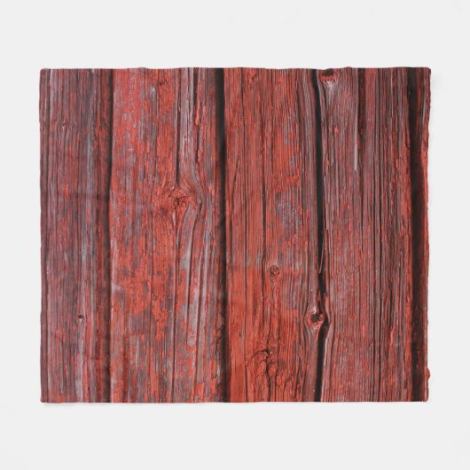 Bruin houten plank fleece deken (Voorkant (Horizontaal))