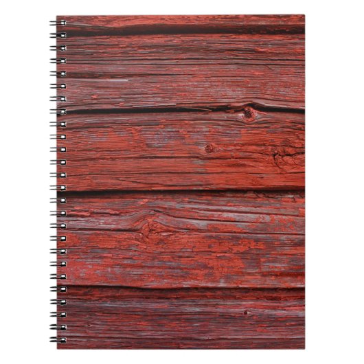 Bruin houten plank notitieboek (Voorkant)