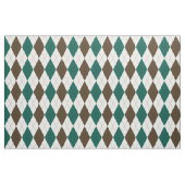 Bruin | Hunter Green | White Argyle Pattern Stof (Fat Quarter)