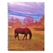 > Bruin in een droomkleurig veld Notitieboek (Voorkant)