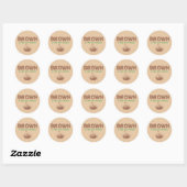 Bruin is de nieuwe groene ronde sticker (Vel)