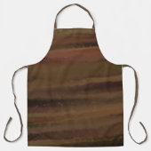 Bruin is mijn favoriete kleuren groot Schort (Voorkant)