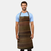 Bruin is mijn favoriete kleuren groot Schort (Gedragen)