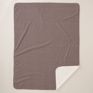 Bruin Ivoor Stippen Cozy Retro Huisdecoratie Sherpa Deken