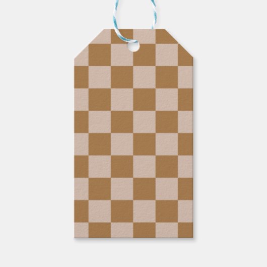 Bruin kadaver cadeaulabel (Voorkant)