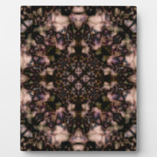 Bruin kaleidoscoop fotoplaat