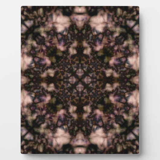 Bruin kaleidoscoop fotoplaat (Voorkant)