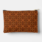 Bruin Kaleidoscoop Mandala Patroon Etui (Achterkant)
