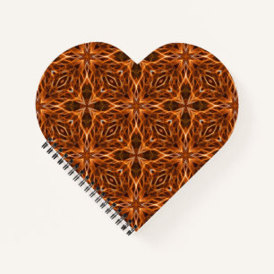 Bruin Kaleidoscoop Mandala Patroon Notitieboek