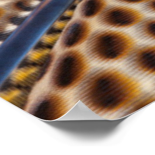 Bruin kaleidoscoop poster (Hoek)