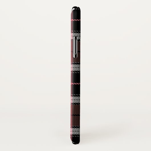 Bruin Karo Case-Mate iPhone Case (Achterkant / rechts)