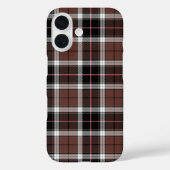 Bruin Karo Case-Mate iPhone Case (Achterkant)