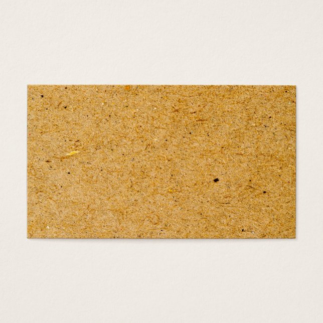Bruin karton achtergrond textuur ontwerp visitekaartjes (Voorkant)