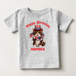 Bruin Katje (1g) Patriottisch Kinder T-Shirt