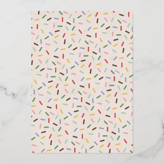 Bruin kerstkoekje Decoratieve Partij Uitnodiging (Achterkant)